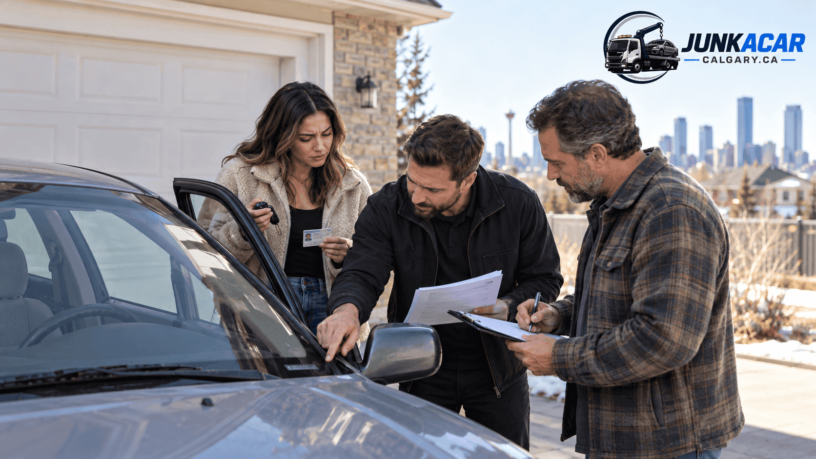 Alberta vehicle ownership paperwork for selling a car not registered in your name